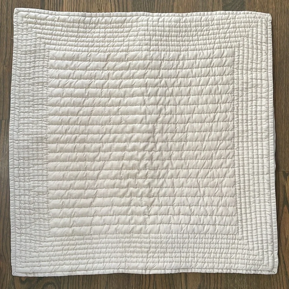 West Elm Silky TENCEL Pick Stitch Shams in sand set of 3